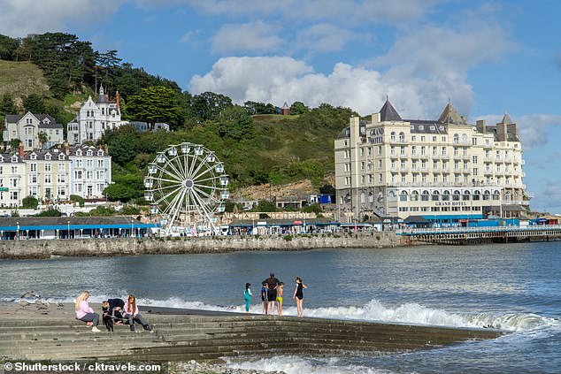 Llanduno beach is a seaside town in North Wales, which is surrounded by great scenery perfect to spot from a train