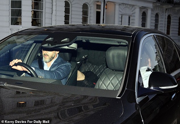 The posh seven-course menu at the restaurant starts from £420 per person, including wine pairing, with Tom Cruise attending (pictured in the backseat)