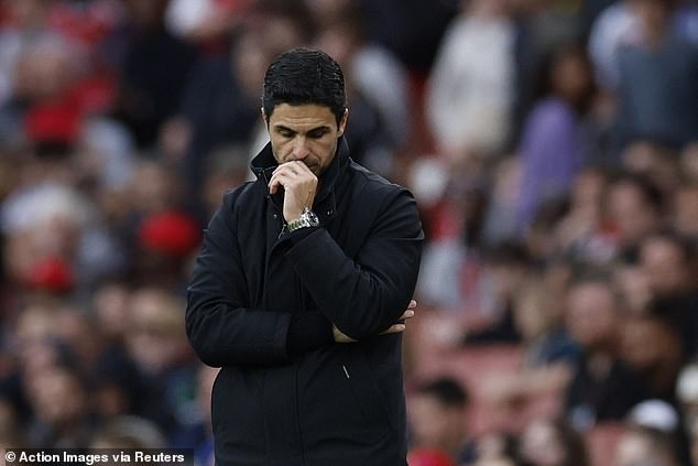 Mikel Arteta's side are now at risk of losing their second spot with two massive games up next