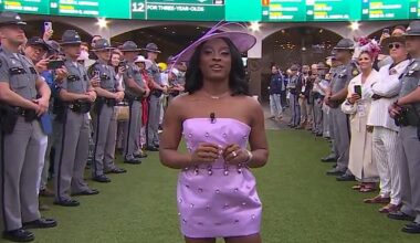Simone Biles left NBC viewers divided after taking center stage before the Kentucky Derby