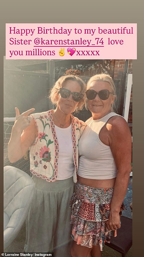 EastEnders star Lorraine Stanley, who played Karen Taylor, has showed off her incredible weight loss over a year after she was axed from the soap