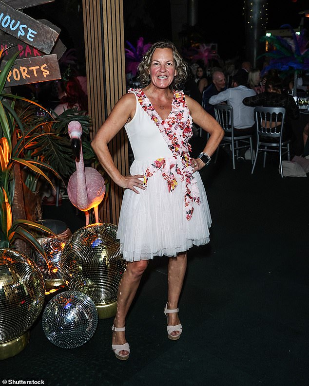 Since last year, she has undergone a body transformation and has shared some pictures with her social media followers along the way (pictured in October 2024)