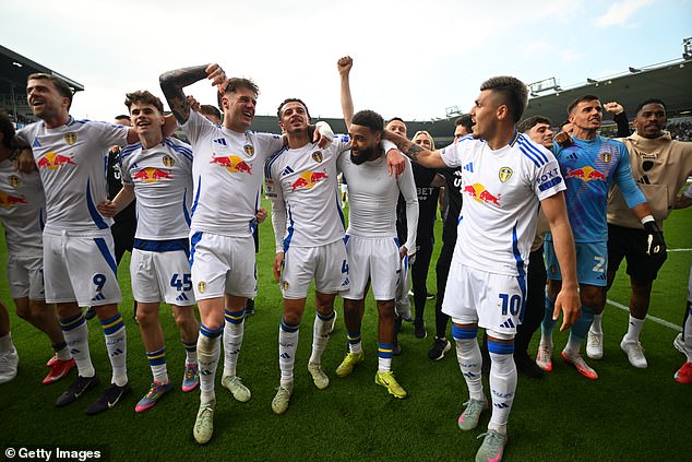 Leeds wrapped up the Championship title after beating Plymouth to pip second placed Burnley
