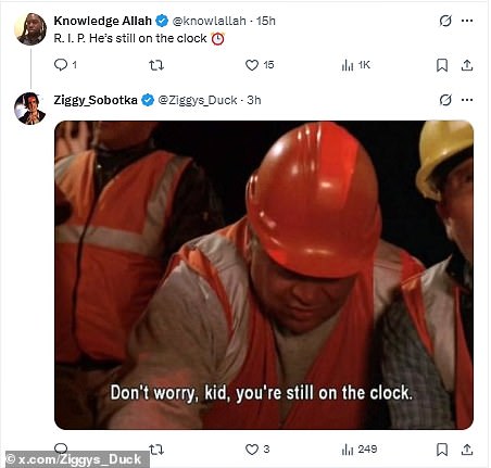 Fans made reference to the character's best moments, including a key scene that showed Horseface caring for an injured colleague