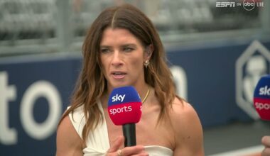 Sky Sports F1 presenter and former racing driver Danica Patrick was trolled online for her outfit