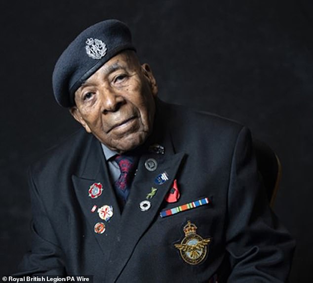 Gilbert Clarke, 98, lied about his age to respond to a call to join the RAF in 1943