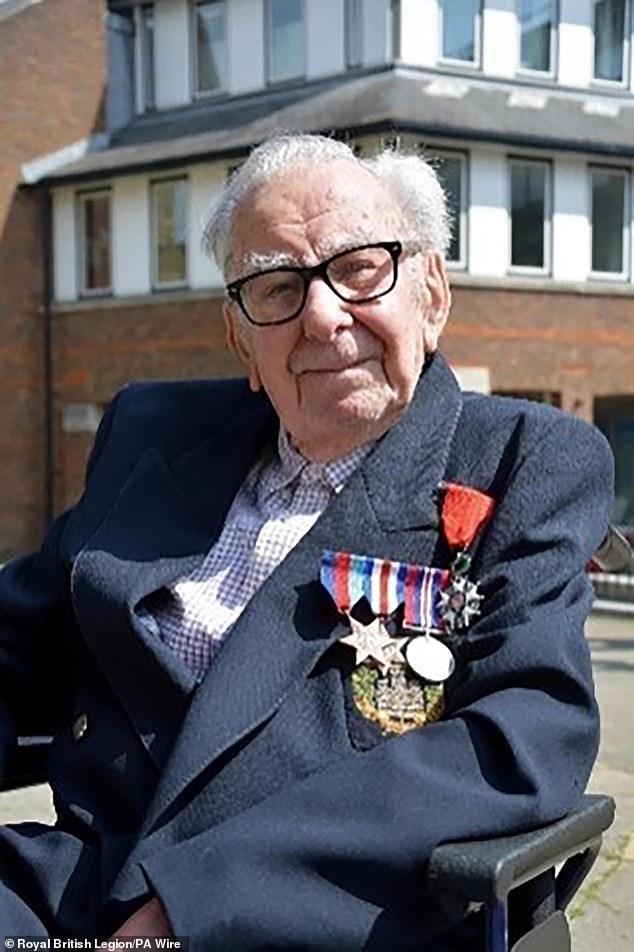 Tom Stonehouse, 99, Tom served in the 2nd Essex regiment as a Private and crossed from the New Forest on D-Day