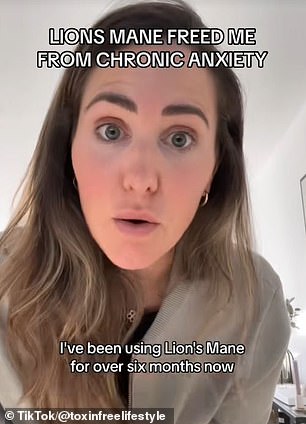 TikTok users say Lion's Mane has 'freed' them from chronic anxiety