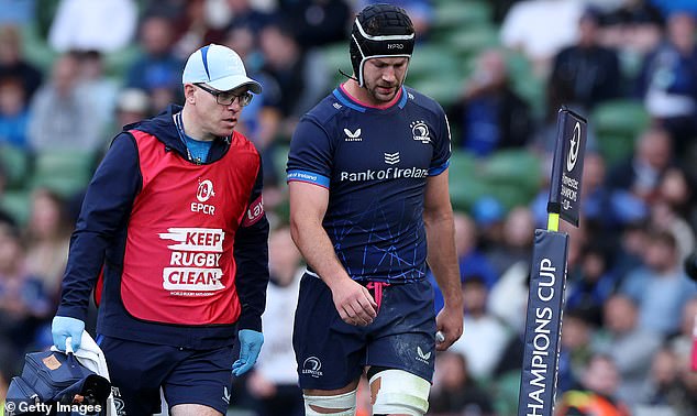 Ireland's Caelan Doris is one of a number of fitness concerns for Farrell ahead of the big day