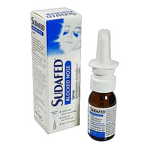 Sudafed sprays for blocked noses cost around £5 at Boots, but experts have warned of the dangers.