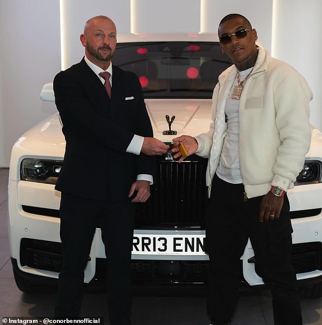 Conor Benn picked up a new Rolls-Royce Cullinan believed to be worth around £280,000