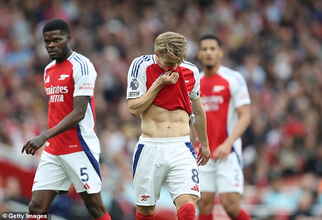 The Gunners were Liverpool's closest rivals until a recent drop off saw them cut 15 points adrift