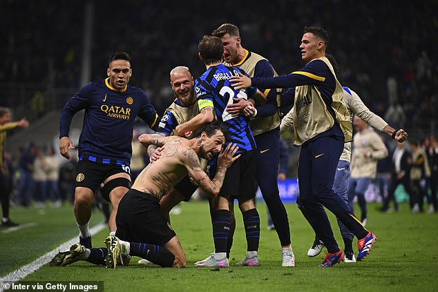 Acerbi had the last laugh, with the Milanese veteran netting the crucial equaliser for extra-time
