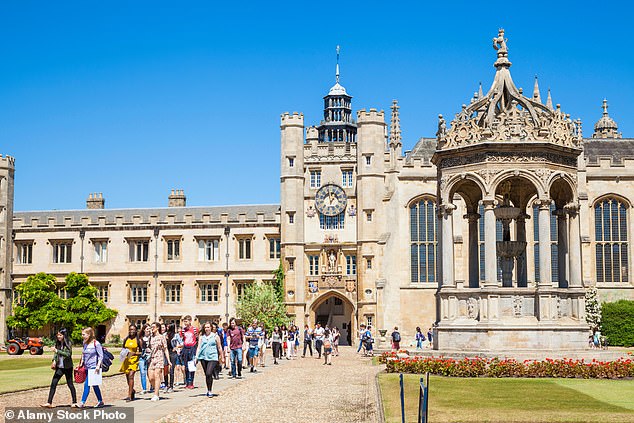 Gina Miller, the controversial campaigner, has put herself forward for election to the historic role, saying she would use it to 'promote ethical leadership' (pictured: Trinity College, Cambridge)