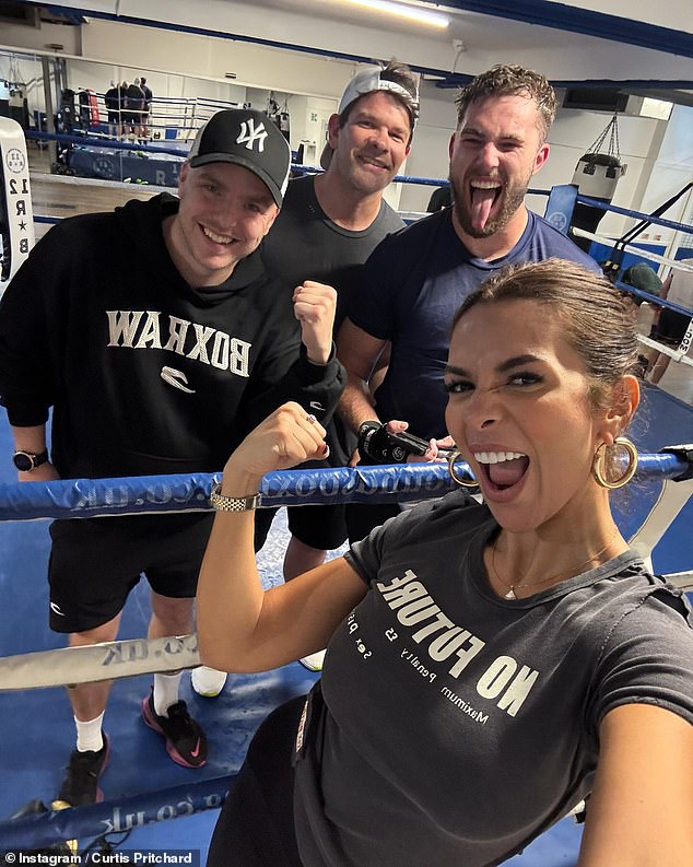 Curtis, who is set to make his professional boxing debut on a Misfits card on May 16, told The Sun: 'Hey, if he wants to get in the ring with me, tell him to call me out and let¿s get in the ring.