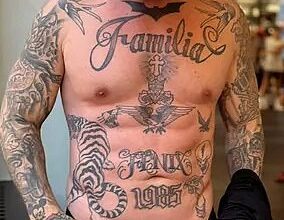 This tattooed star made a splash at the Met Gala on Monday in New York City and is now celebrating his 40th birthday, can you tell who he is? He worked with Jennifer Lopez on a stage performance five years ago. Who is he?