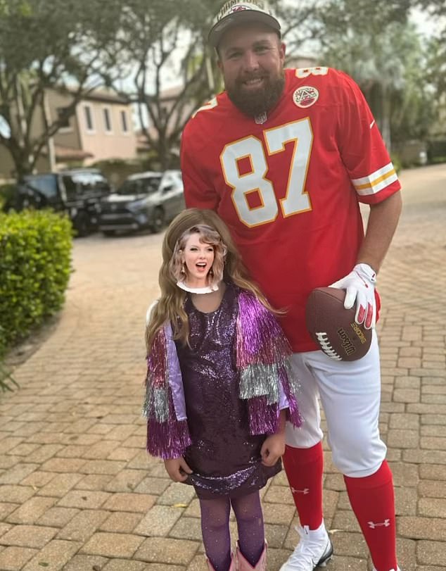 Lowry went as Travis for Halloween last year after buying his No. 87 Kansas City Chiefs jersey