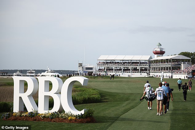 The incident described by Kim played out at the recent RBC Heritage in South Carolina