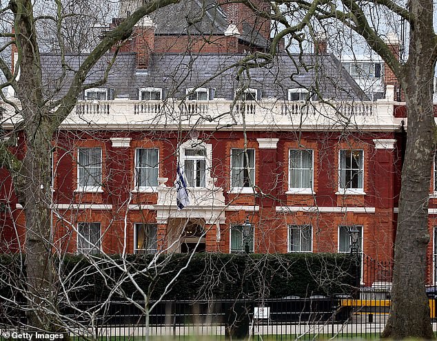 The Israeli embassy in London, which was believed to be the target of a group of suspected Iranian terrorists