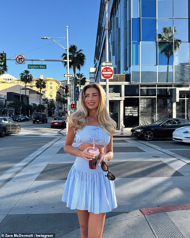 The post comes after Zara recently shared a gallery of photos from her Los Angeles trip and once again received support from Louis' sisters in the comments section