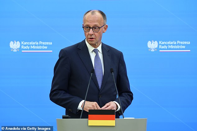 Newly elected German chancellor Friedrich Merz (pictured) has scrapped Angela Merkel's open border policy