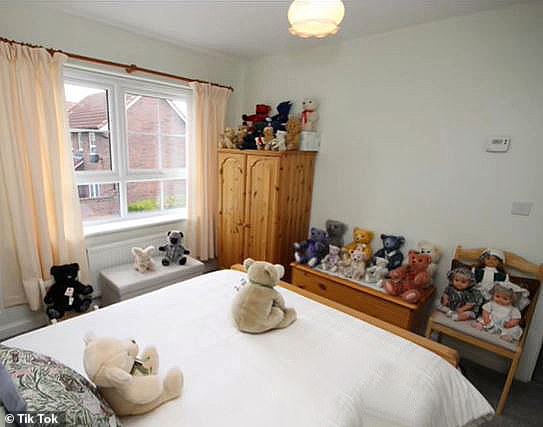 The overwhelming toy collection is mainly however teddy bears and is sure to cause a shock to anyone who takes a look inside