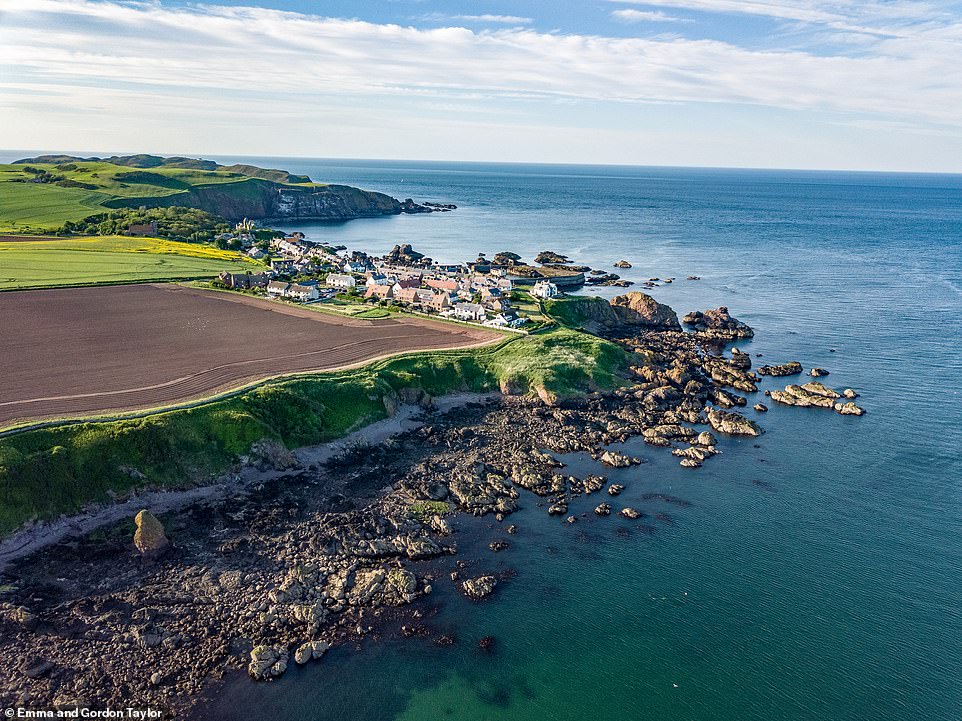 Located at the Scottish Borders, Coldingham Bay's waters have 'long been recognised as having extraordinary marine diversity'. The experts say snorkellers will find a 'rocky wonderland covered in seaweed' along the bay