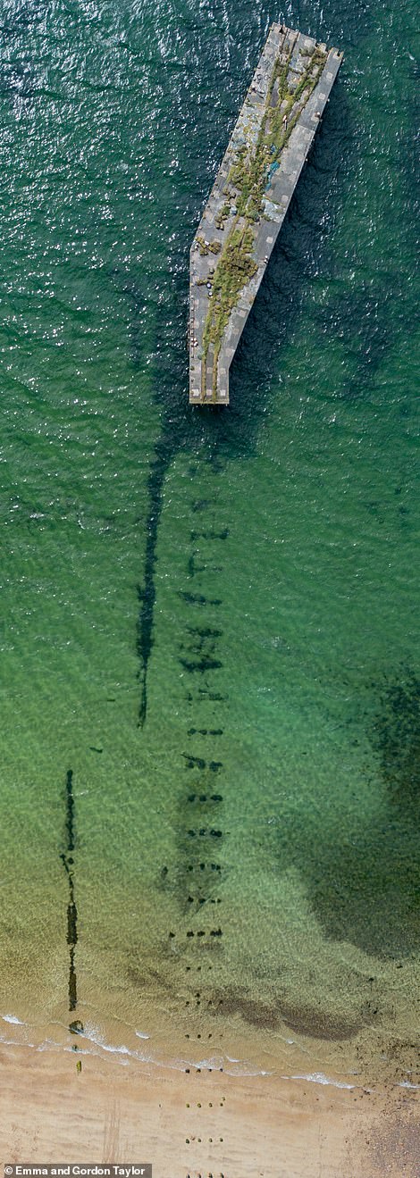 The experts explain that 'the pier itself when viewed underwater, is spectacular'