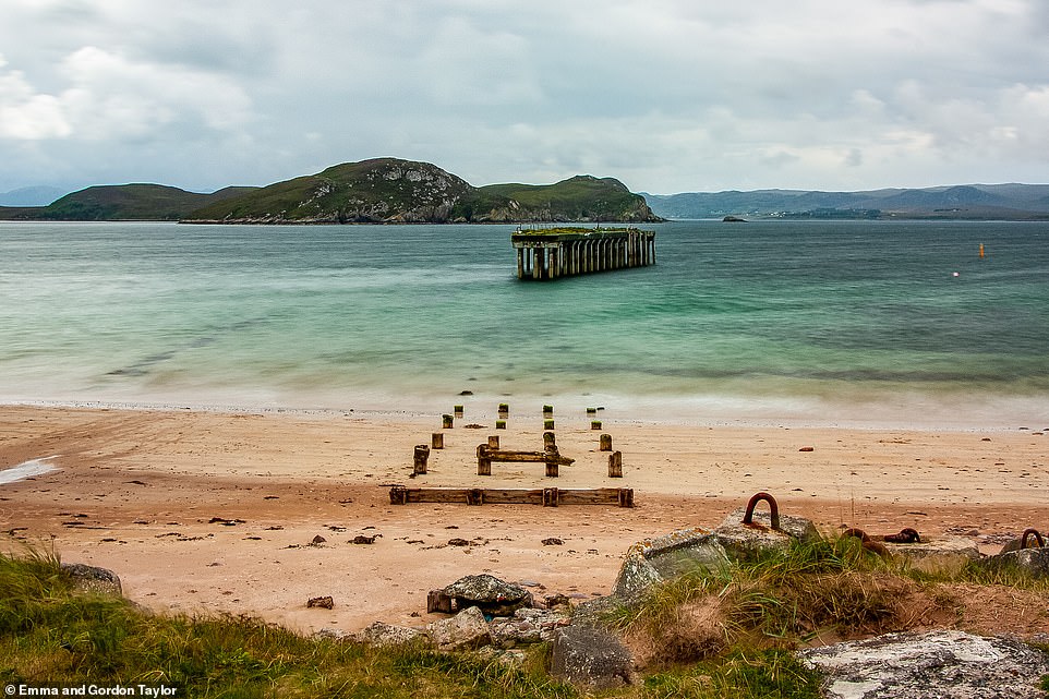 Mellon Charles Abandoned Pier is located in the West Highlands and the experts say 'it's quite rare to be able to snorkel an underwater structure as large and close to shore as this'