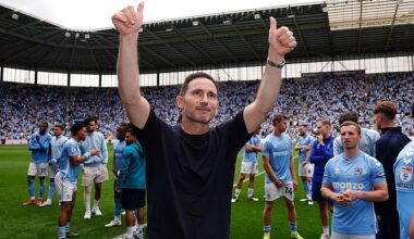Frank Lampard has led a stunning turnaround in Coventry City's season which sees the Sky Blues within two wins of return to the top flight