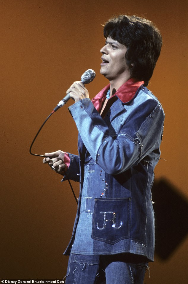 The singer is credited with helping to define the genre of country music and was even was even inducted into the Texas Country Music Hall of Fame (pictured in 1975)