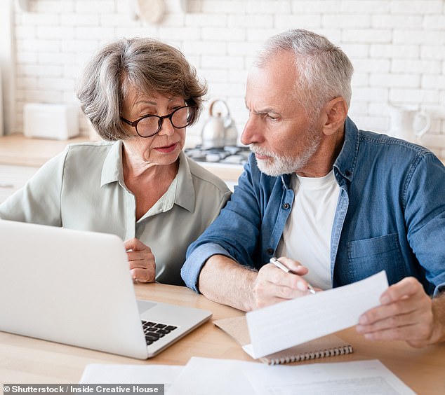 Worry: One in three pensioners spend more now than in the early years of their retirement as they struggle to manage their pension savings