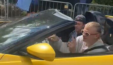 Erling Haaland has been filmed in a new £320,000 convertible Ferrari 812 Superfast