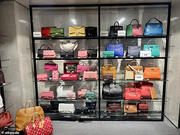 The alleged getaway driver's truck was reportedly discovered full of bags of expensive clothes and designer handbags, the court heard