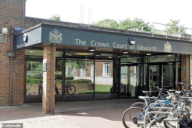 The men are now currently on trial at Isleworth Crown Court (pictured) in West London and faces lengthy custodial sentences if found guilty