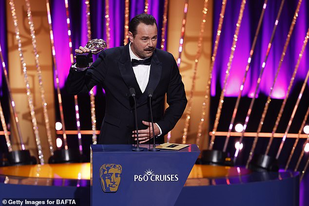 Danny Dyer served up an early surprise by winning Male Performance in a Comedy for his starring role in Sky Comedy show Mr. Bigstuff