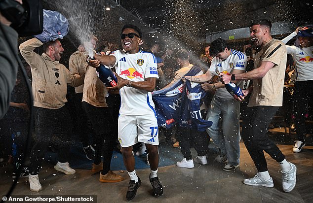 Ramazani was in the thick of Leeds United's promotion celebrations back in April, too