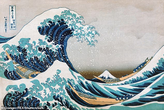 The Great Wave Off Kanagawa (pictured) is a colour woodblock print by Hokusai made in 1830