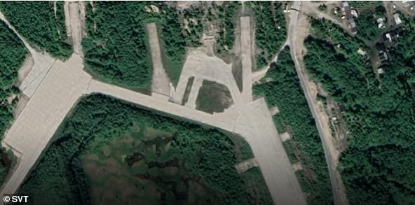 BEFORE: The previously closed Severomorsk-2 airbase is seen prior to its refurbishment