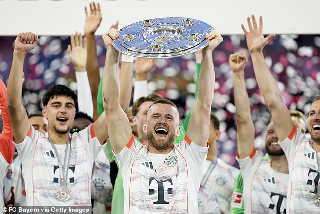 'This was Thomas' day so the presentation was a bit awkward for me,' Dier said - before hailing Bayern as 'incredible'