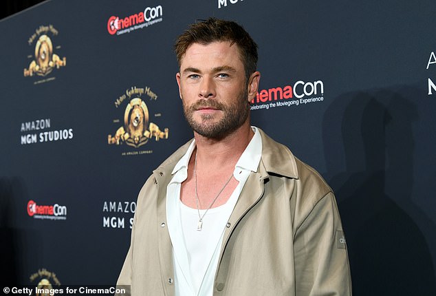 The scientists found the risk was particularly high for people carrying the APOE-e4. This gene carried by the likes of Avengers star Chris Hemsworth has been linked to a 10-fold increased risk of Alzheimer¿s. Pictured here in Las Vegas in April