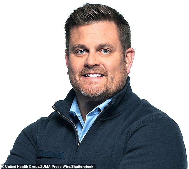 Witty has overseen the healthcare giant since February 2021, and managed the crisis after UnitedHealthcare CEO Brian Thompson (pictured) was assassinated in Manhattan in December 2024