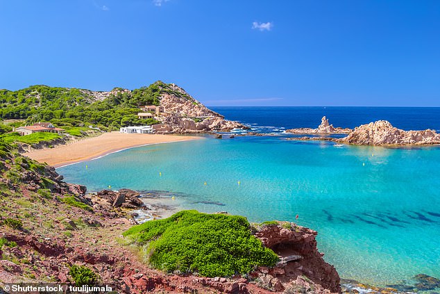 Described by the judges as a 'tranquil spot' that's 'ideal for seeking solitude', Cala Pregonda is located on the island's north coast