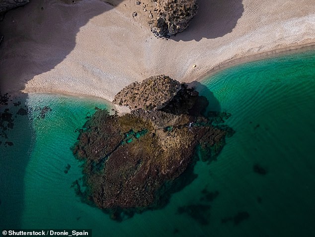 Located around 80km outside Almeria, Playa de Los Muertos has also previously been named the 'most beautiful beach in Spain'