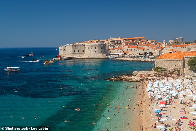 The judges reveal: 'Banje Beach's proximity to the Old Town provides a unique backdrop, combining beach relaxation with historical exploration'