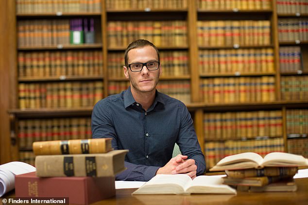 With no will and no known relatives, probate research genealogy company Finders International, who star on BBC show Heir Hunters, was called in to track down her heirs. Pictured: Ryan Gregory of Finders International