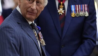 The royal family will put on a united front amid the fallout from Prince Harry 's bombshell BBC interview, with King Charles and Prince William expected to make a rare joint appearance later this week. They are pictured here during VE Day celebrations in London on May 8