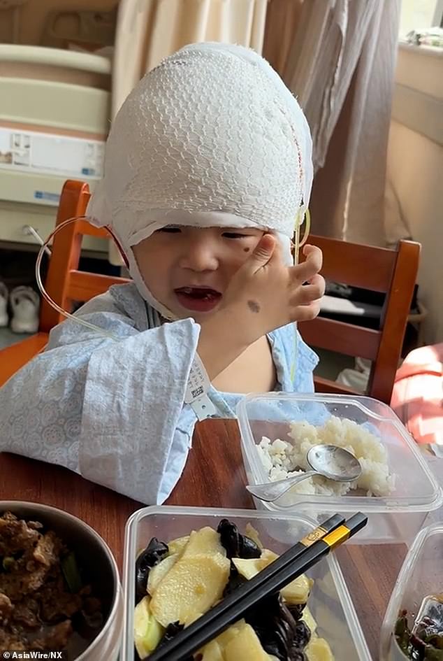 After undergoing treatment, Qibao's family shared his incredible transformation