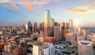 Pictured above is the skyline in Dallas, Texas, which forms part of the Dallas-Fort Worth area (stock)