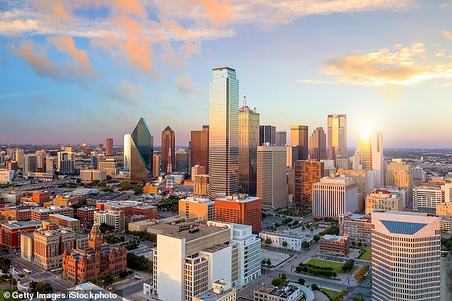 Pictured above is the skyline in Dallas, Texas, which forms part of the Dallas-Fort Worth area (stock)